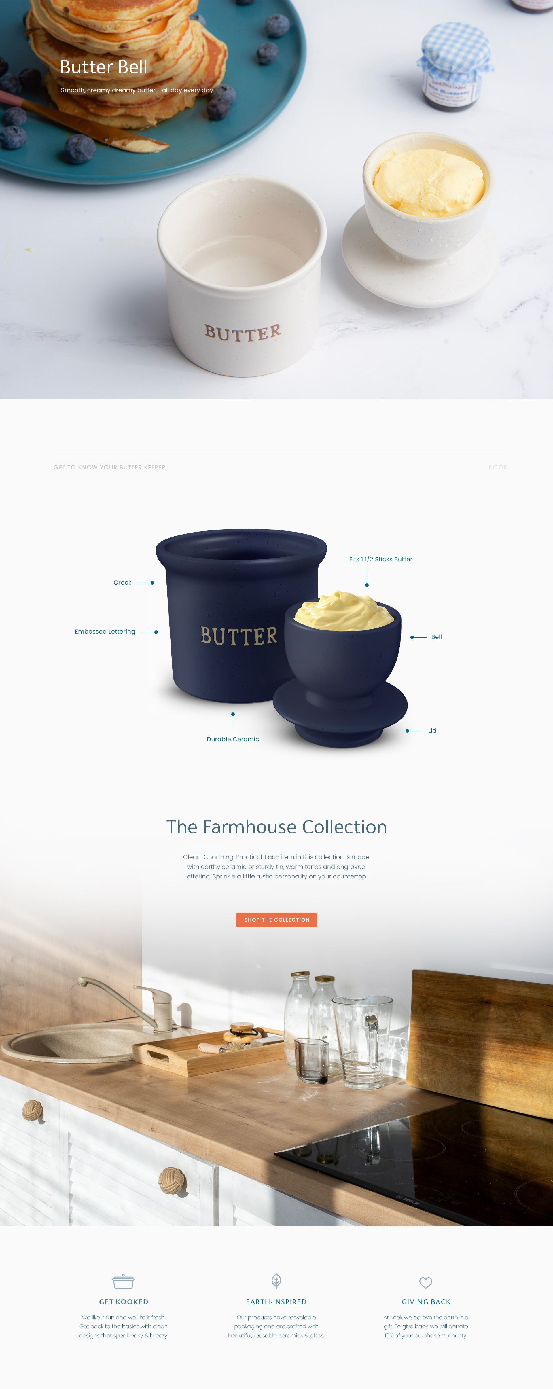 Navy Matte Cafe Butter Bell Crock – Official Butter Bell® Store