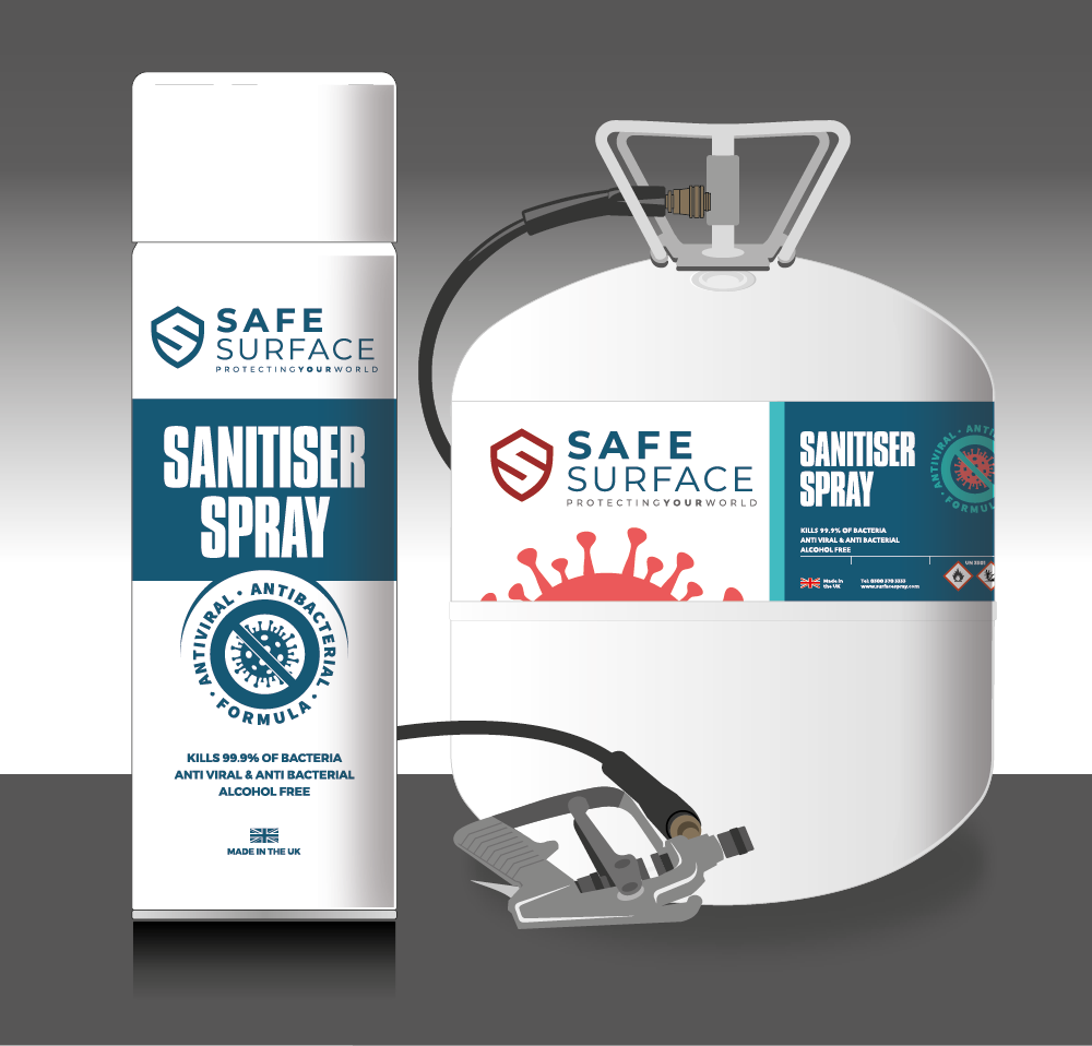 Sanitiser spray gun