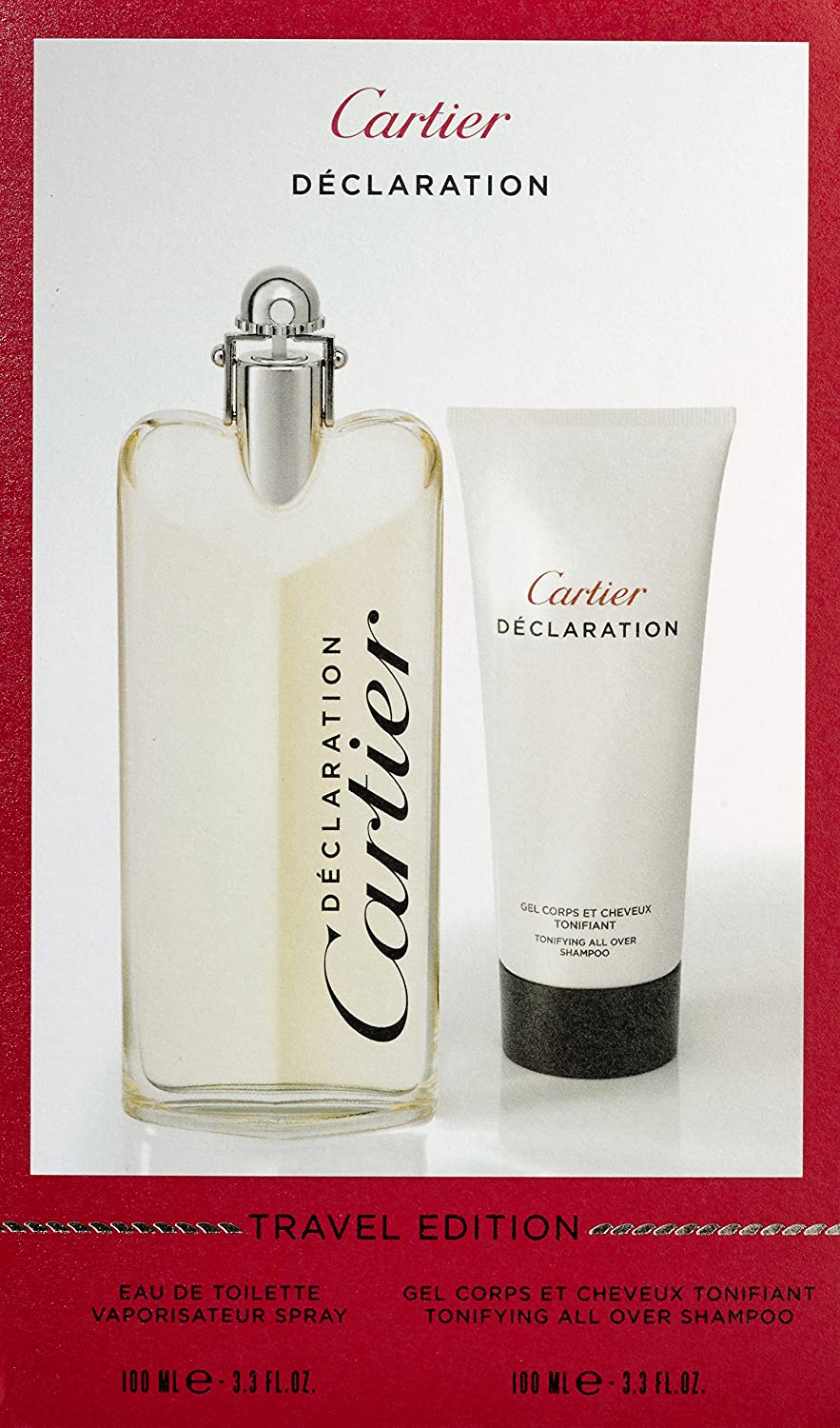 cartier declaration gel corps et cheveux tonifiant