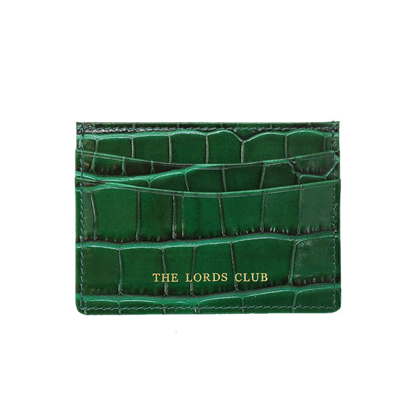 Personalised Leather Card Holder  Add your name or initials - The Case Club