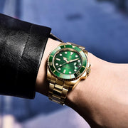 Pagani Design Yellow Gold Submariner Date Homage Watches - Watches - Automatic, Ceramic, men - Viva Timepiece