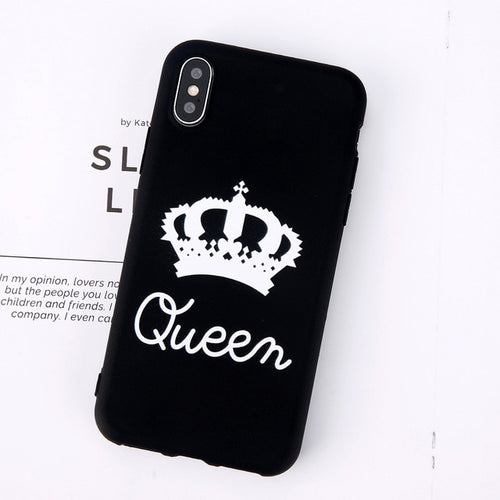 Queen Matte Crown iPhone Cases