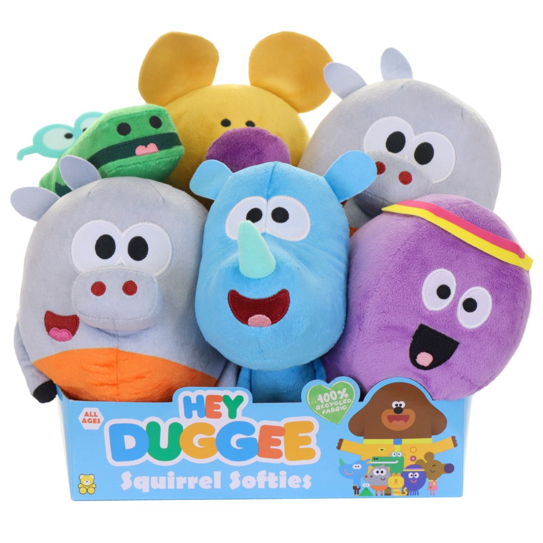 hey duggee plush set