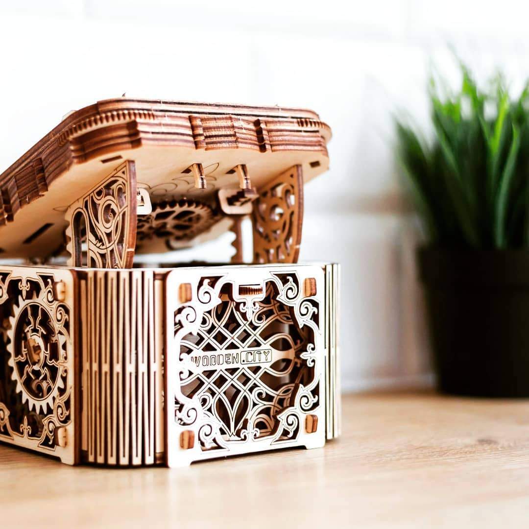 Wooden Mechanical Model – Mystery Box