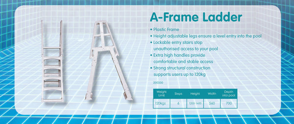  A-Frame Ladder for above ground pools