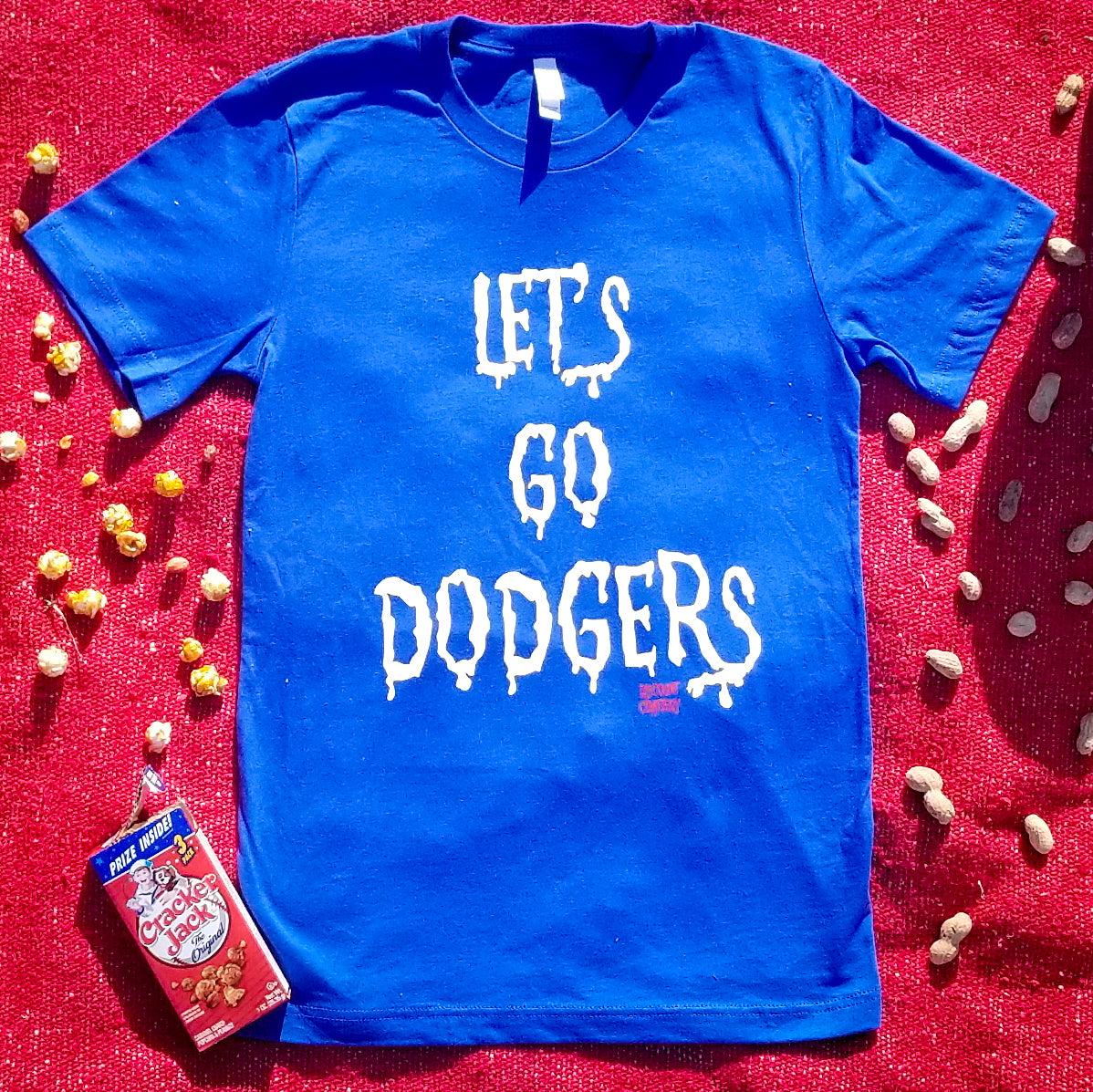 blue dodgers shirt