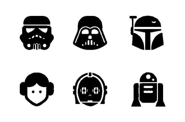 star wars laptop stickers