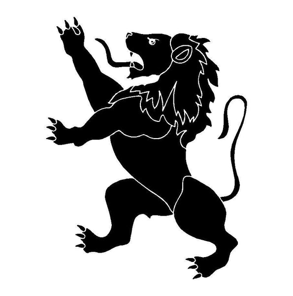 Belgian Lion Vinyl Decal Car Window Laptop Belgium Leo Belgicus Sticke ...