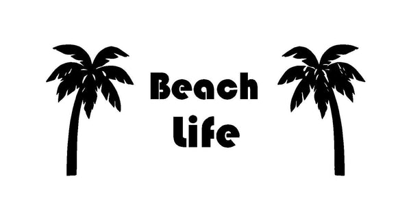 beach life decal