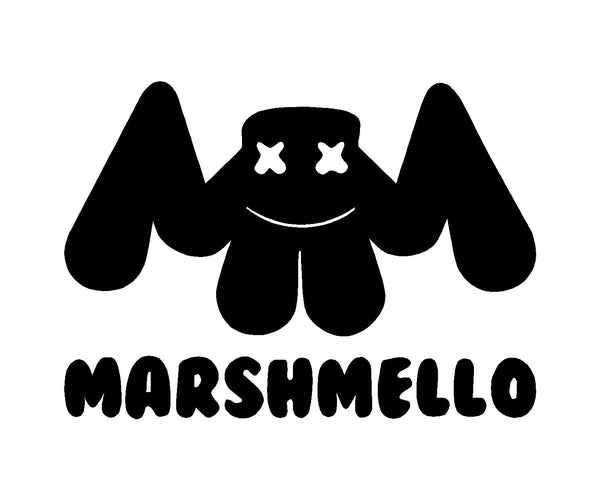 Marshmello Edm House Music Dj Logo Vinyl Decal Laptop Speaker Car