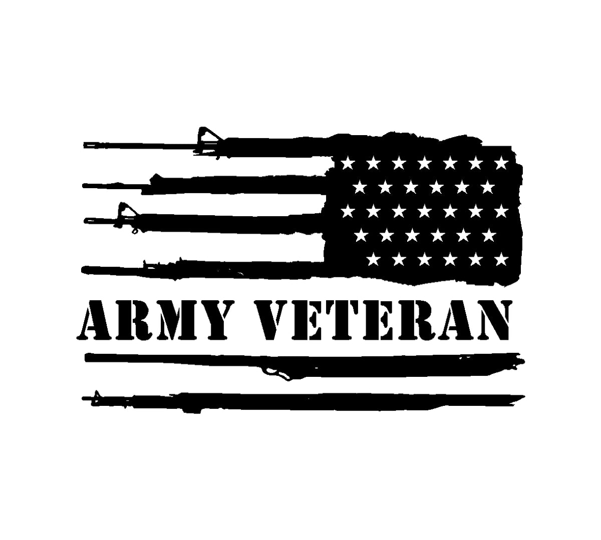 Download Army Veteran Reversed US Flag Vinyl Decal Car Truck Window ...