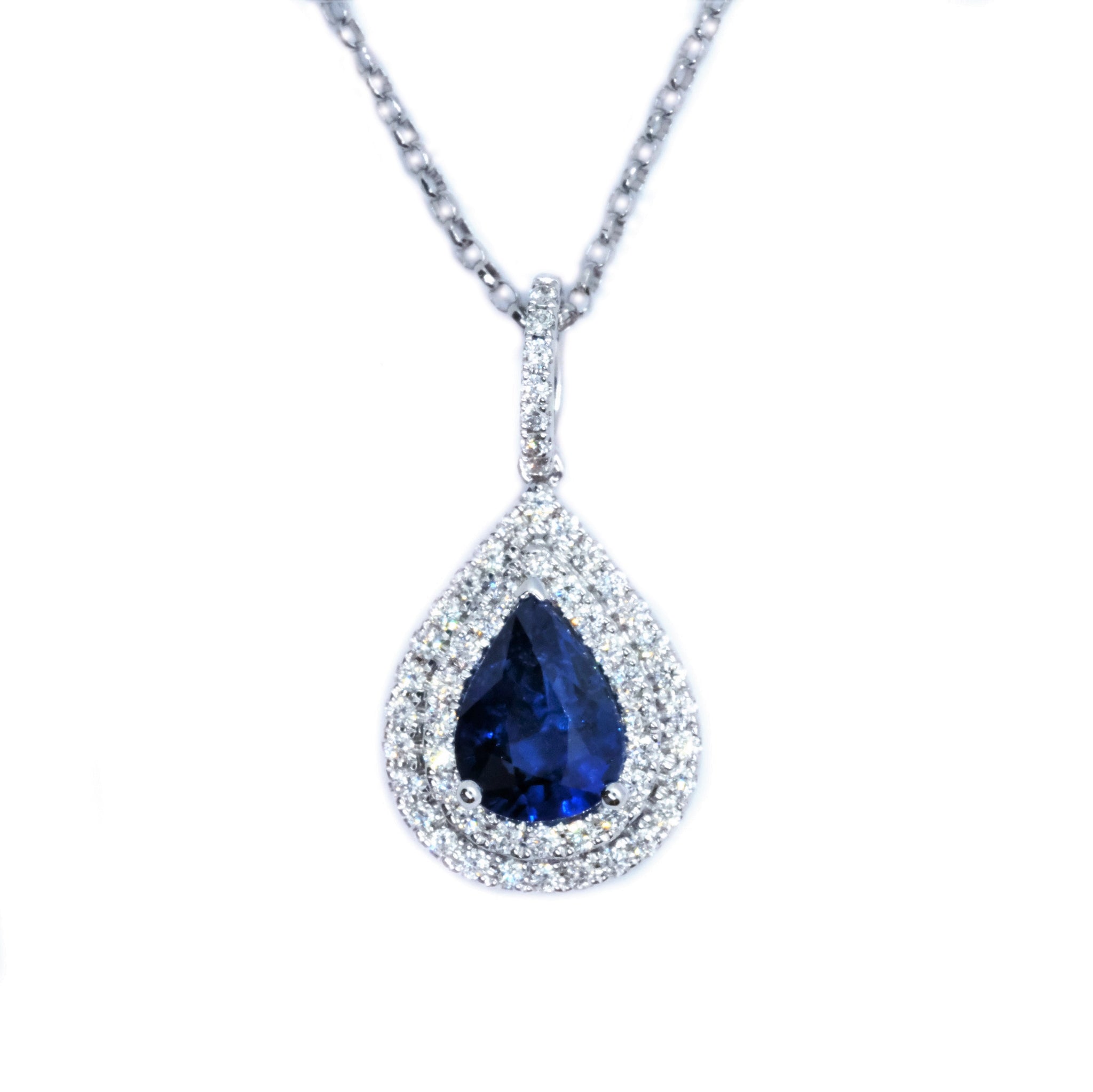 sapphire pendant