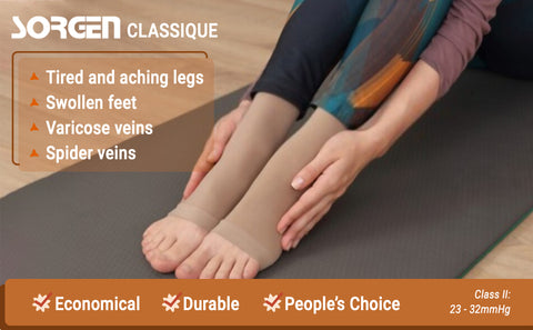 FOWLNEST -PLUS Medical Compression Stockings for Varicose Veins Class 2, Compression Socks for Women & Men, Varicose Vein Stockings, Compression  Stockings for Varicose Veins