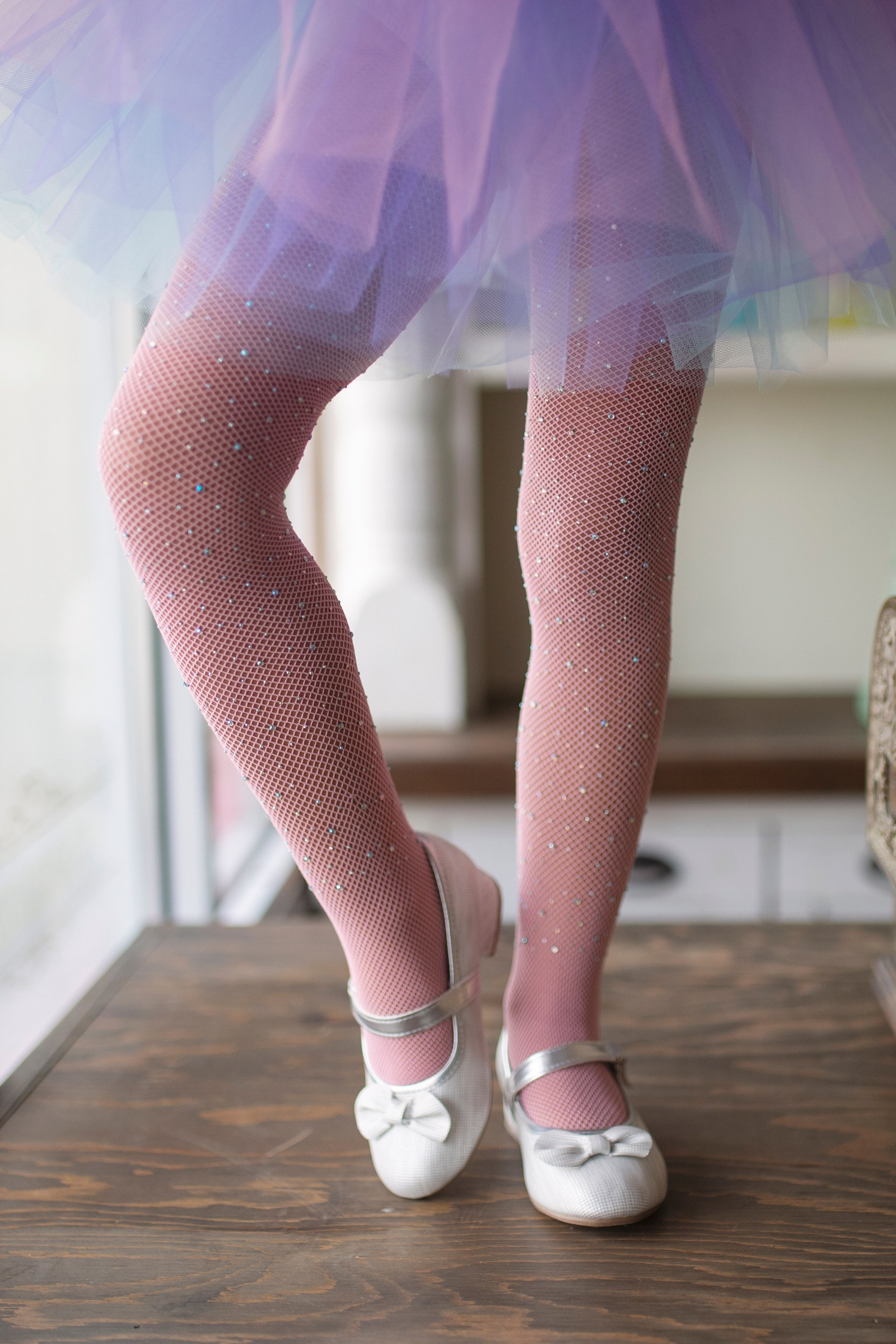 Buy OVER-THE-KNEE RHINESTONE-STUDED PINK STOCKINGS for Women