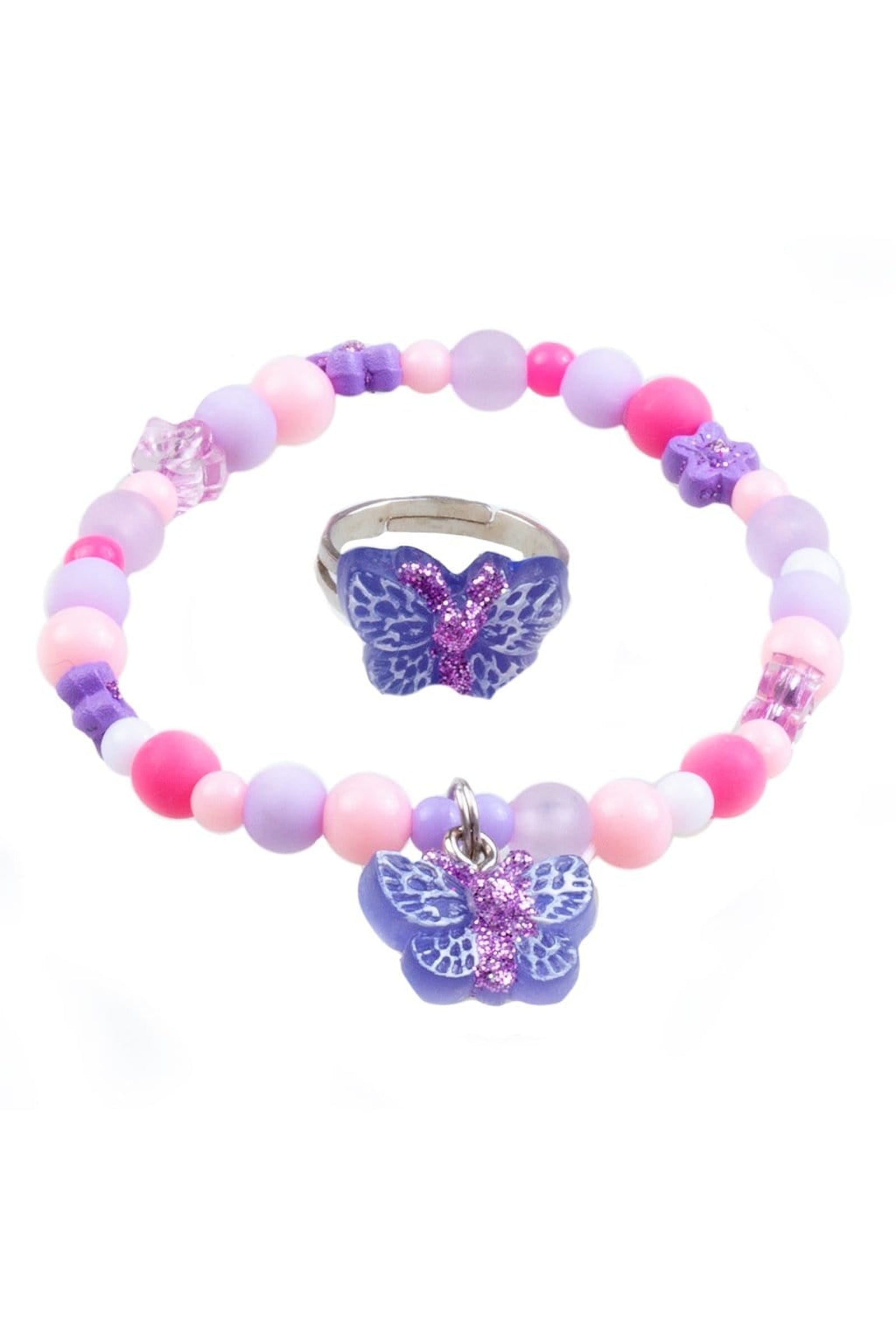 90014 Great Pretenders Crystal Pink Charm Bracelet