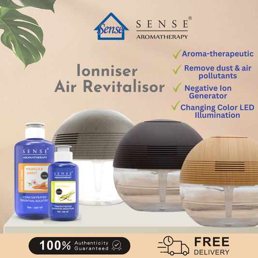 Bundle Deal x Air Revitalisor, Air Purifier SH71 + SENSE Water Based  Essential Oil