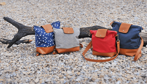 Recycled leather bags handmade in the uk Lauren Holloway bristol