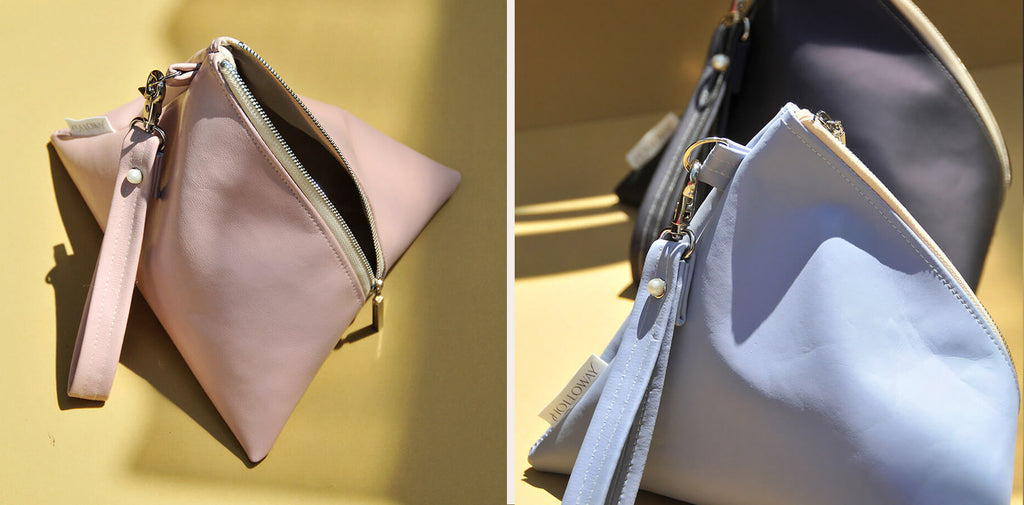 Detailed photo of triangle pouches