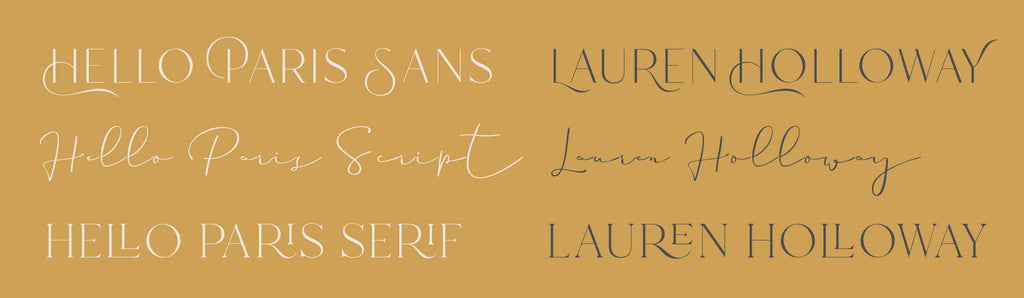 Lauren Holloway fonts