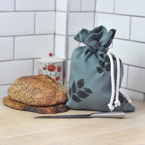 Linen bread bag