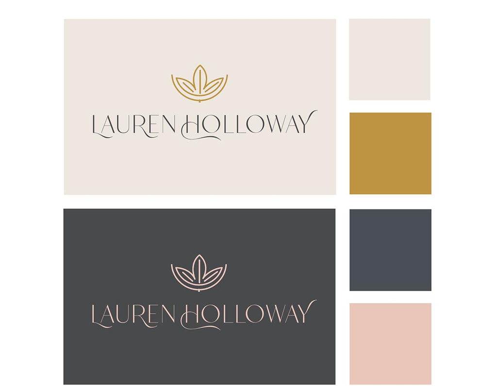 Lauren Holloway logo and brand colours