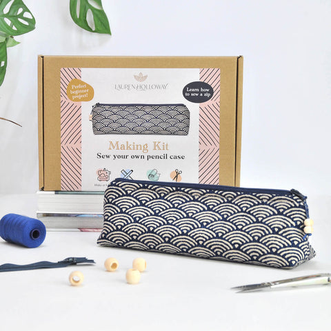 Sew your own pencil case making kit