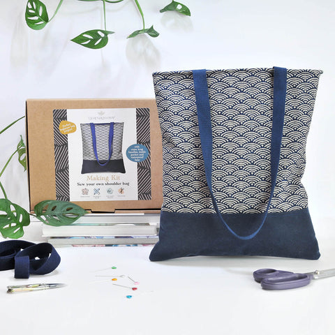 Sew your own shoulder bag making kit