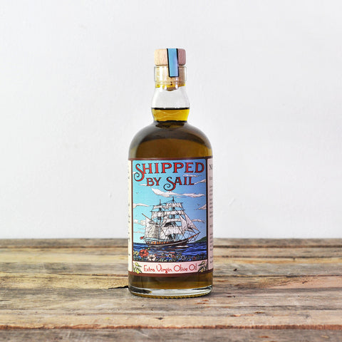 Olive oil shipped by sail