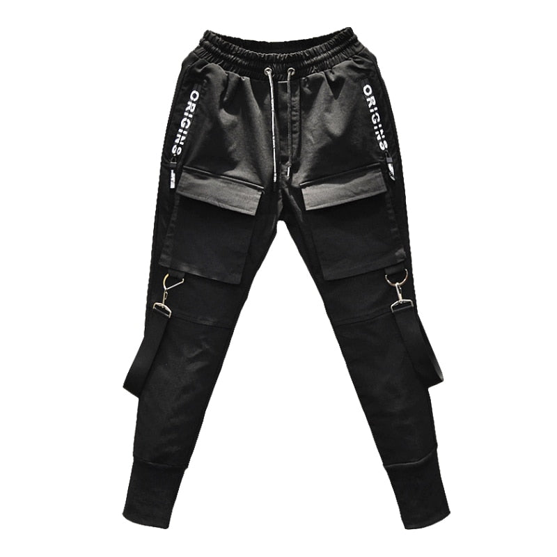 black tactical joggers