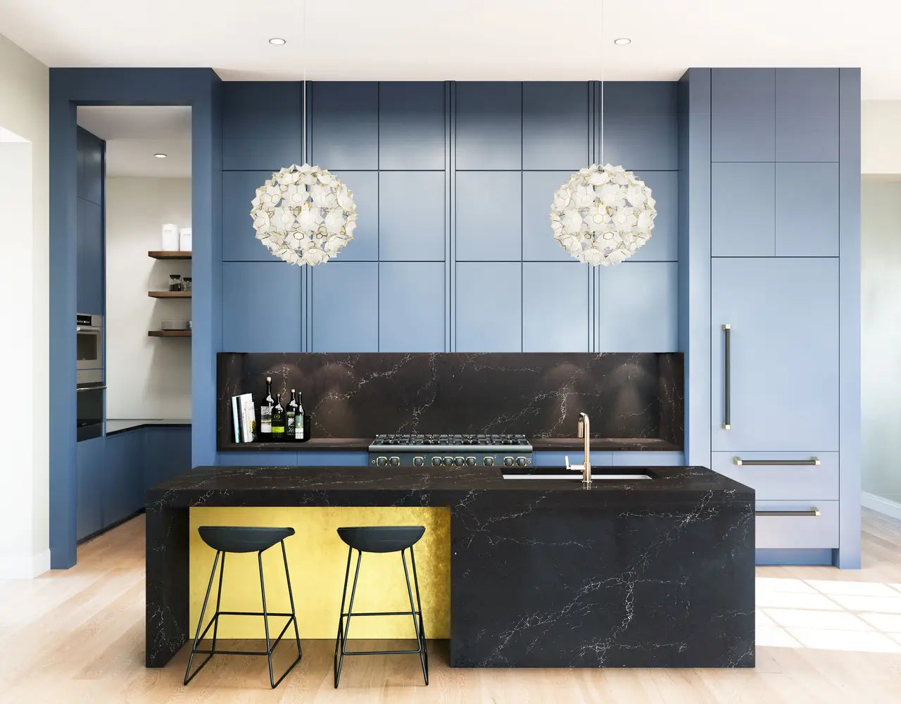 Black Quartz Countertop Samples | Cambria Quartz Surfaces