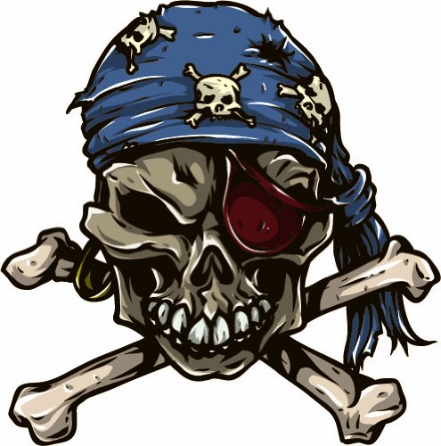 skull and bones flags