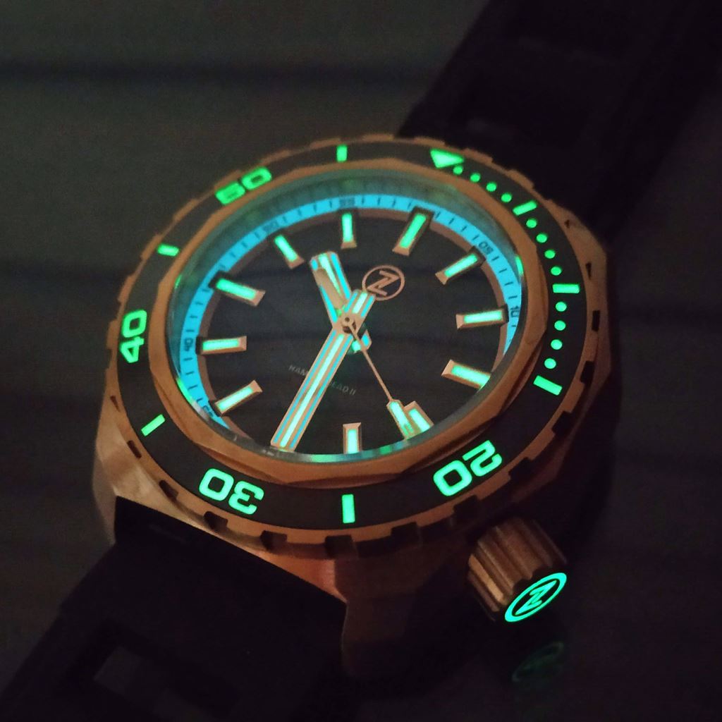 Zelos Hammerhead 2 1000M Bronze Forged Carbon Limited Edition – The ...