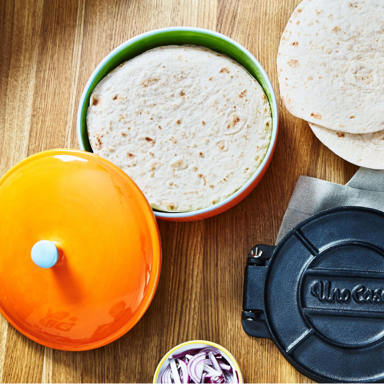 Tortilla Warmer and Server and a Backup Casserole