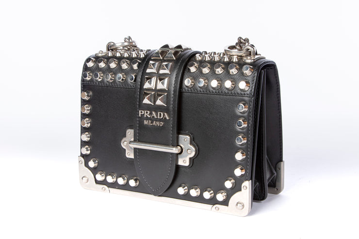 prada cahier studded