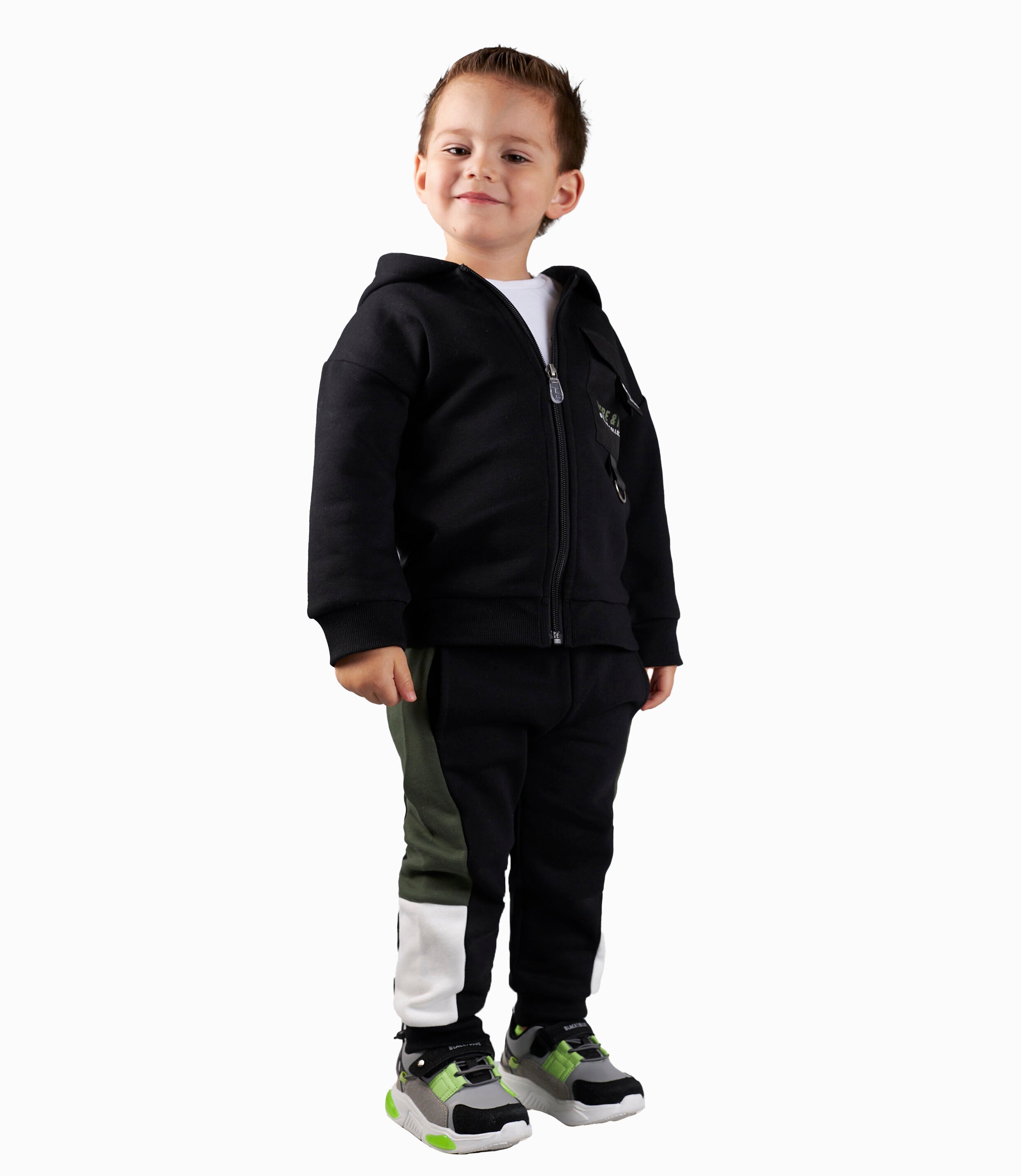 Conjunto Buzo Niño Jogger Negro |