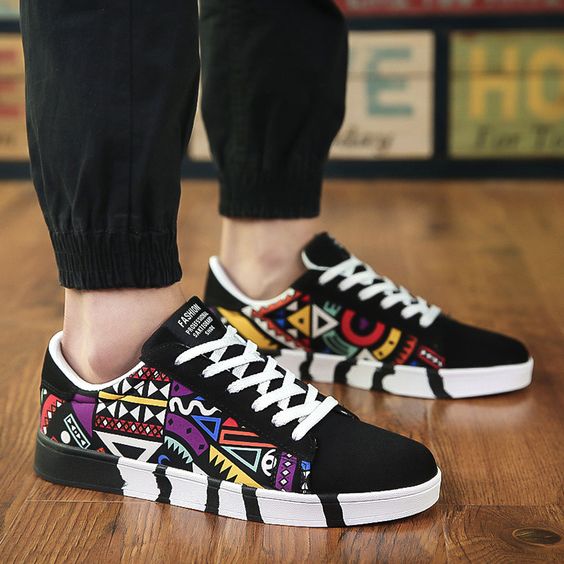 Trendy Colorful Canvas Shoes