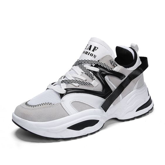 Trendy Color Design Dad Sneaker Shoes | Abershoes