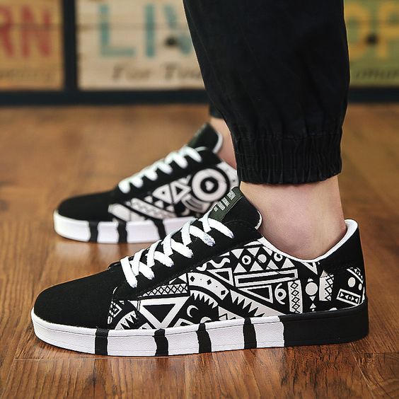 trendy canvas shoes