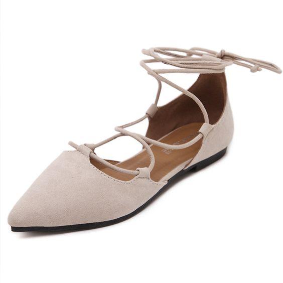 Trendy Cross Strap Flat Sandals | Abershoes