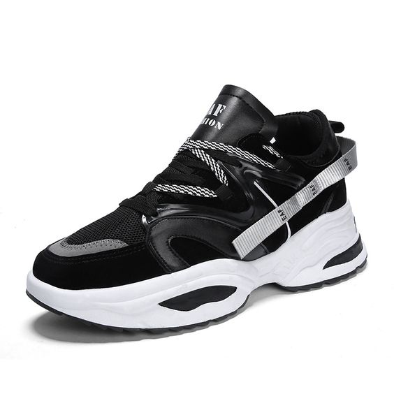 Trendy Color Design Dad Sneaker Shoes | Abershoes