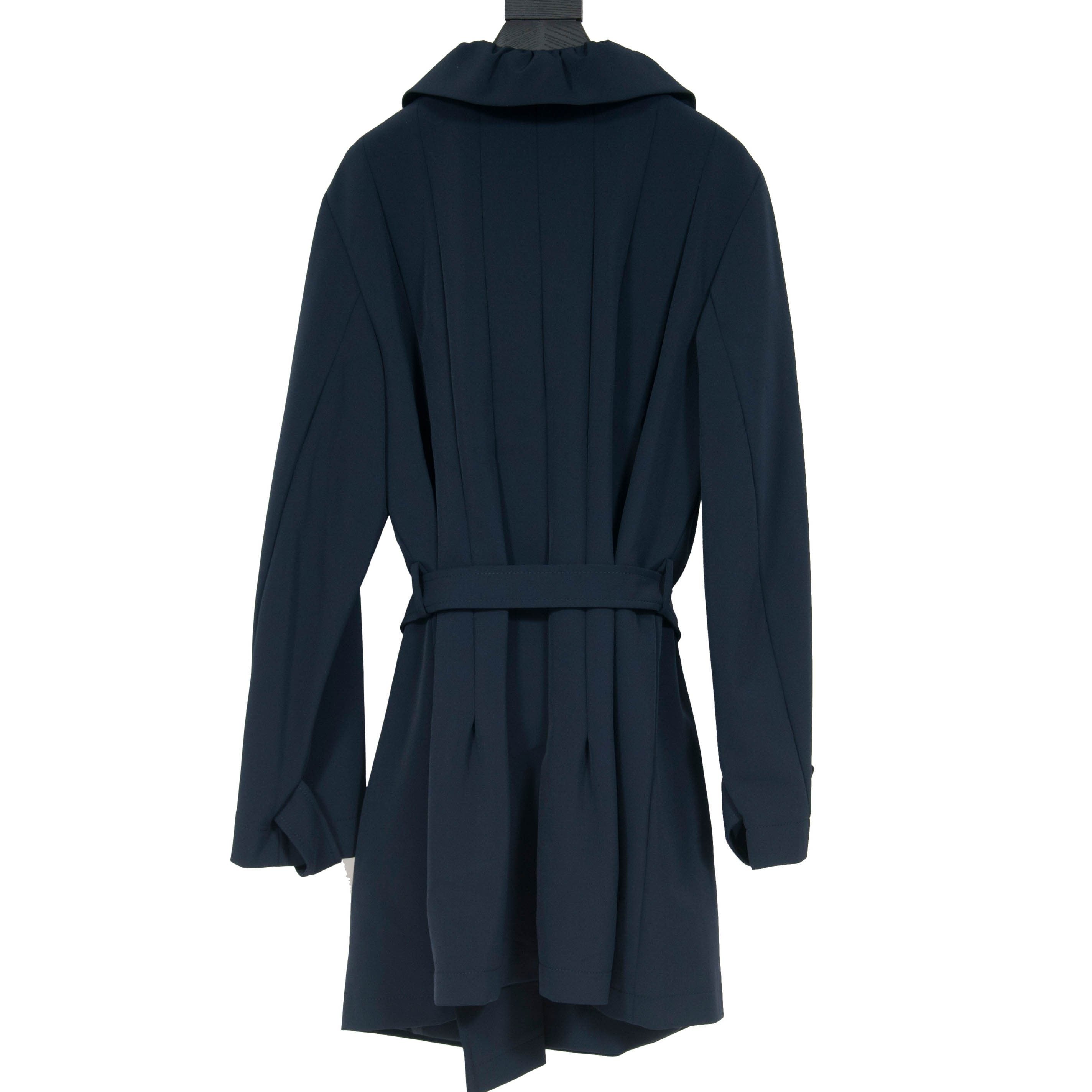 Belted Trench Coat (Navy) – THE-ECHELON