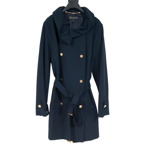 Belted Trench Coat (Navy) – THE-ECHELON