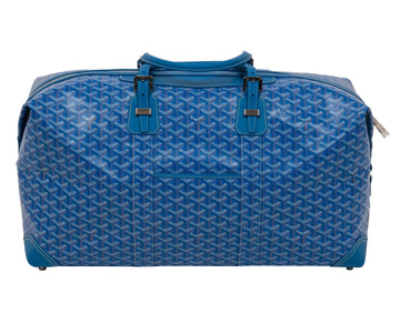 goyard duffle bag blue