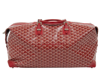 red goyard duffle bag