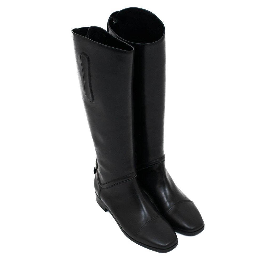 Botte Hippique Veau Noir Riding Boots – THE-ECHELON