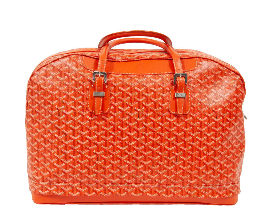 red goyard duffle bag