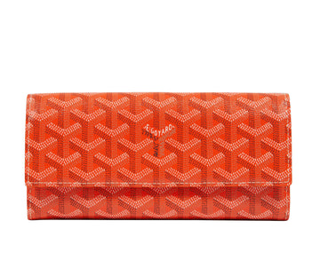 Goyard, Bags, Goyard Goyardine Coated Canvas Varenne Continental Wallet