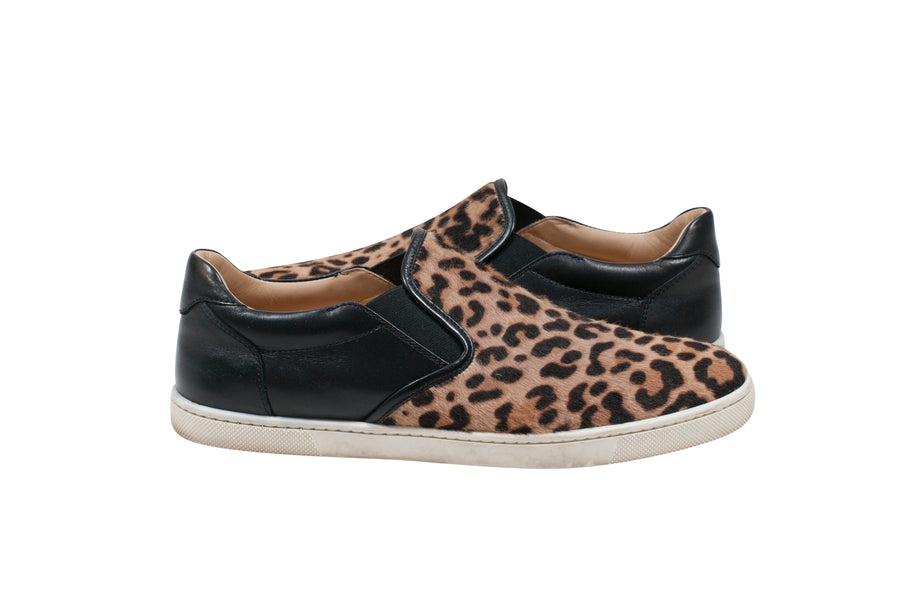 cheetah louboutin sneakers