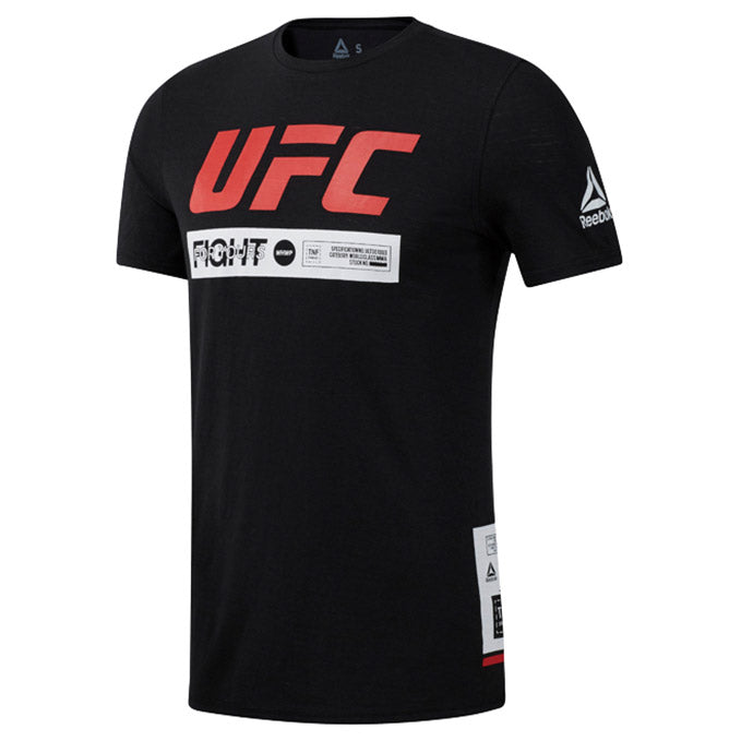 UFC Reebok Fan Gear Fight Week T-Shirt - Black – UFC Store