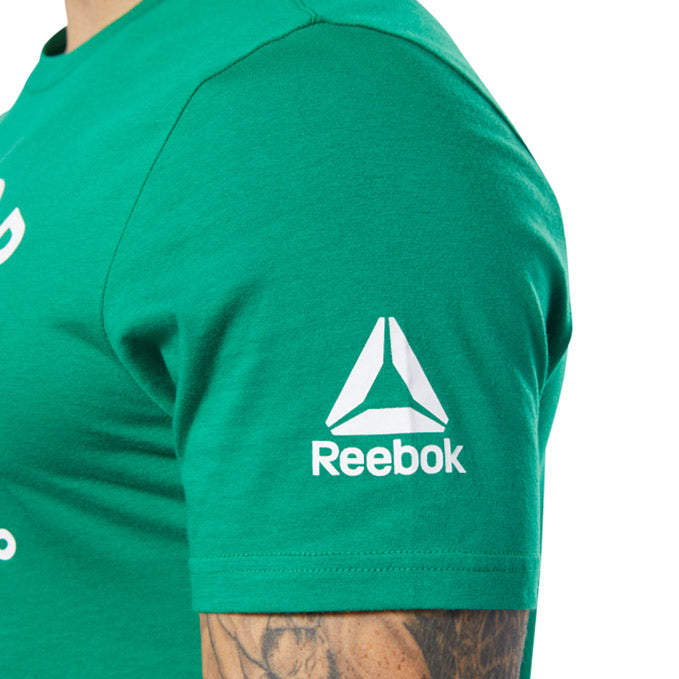 green reebok shirt